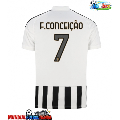 Camiseta Juventus Francisco Conceicao #7 Primera Equipación Replica 2026-27 mangas cortas